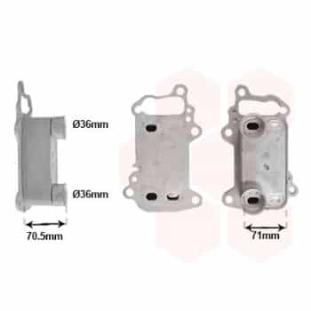 Oil cooler, engine oil 06013732 International Radiators