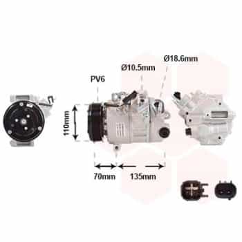 Compressor, air conditioning