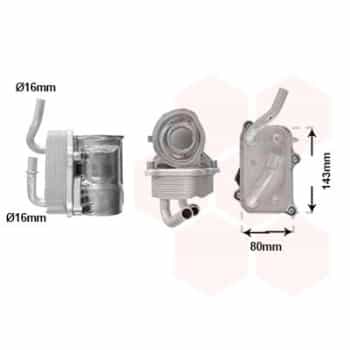 Oil cooler, engine oil 30013725 International Radiators