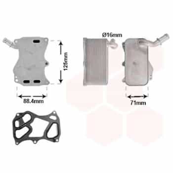 Oil cooler, engine oil 30013727 International Radiators