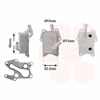Oil cooler, engine oil 30013726 International Radiators