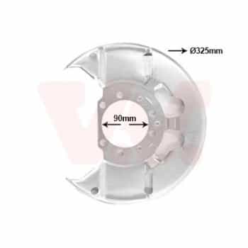 Cover plate, brake disc