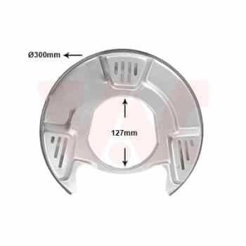 Cover plate, brake disc
