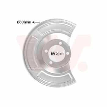 Cover plate, brake disc