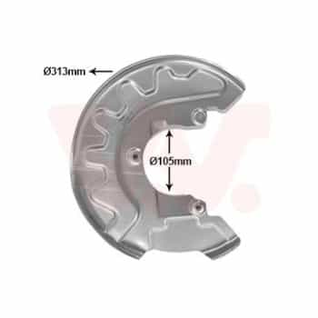 Cover plate, brake disc
