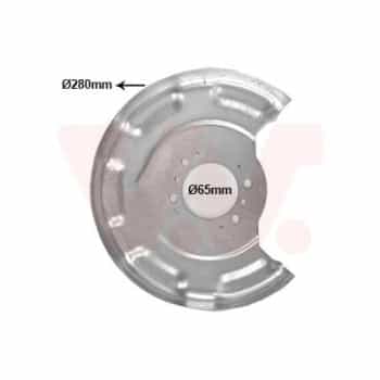 Cover plate, brake disc