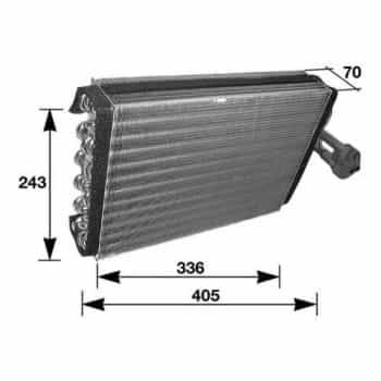 Evaporator, air conditioning BEHR