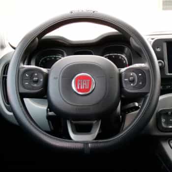 Simoni Racing Steering Wheel Cover Carbon-Look - 37-39cm - Black