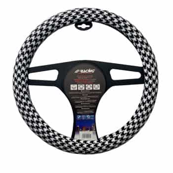 Simoni Racing Steering Wheel Cover Pied de Poule - 37-39cm - Textile