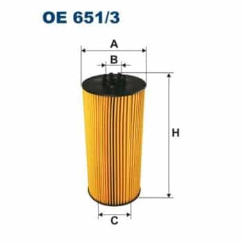Oil filter OE 651/3 Filtron