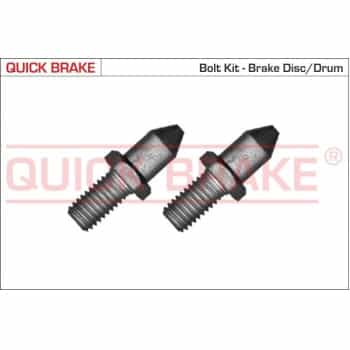 Screw set, brake disc