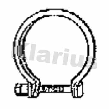 Clamping piece, exhaust system