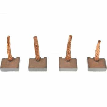 Carbon brush, starter motor