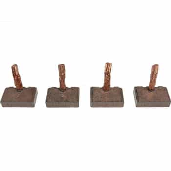 Carbon brush, starter motor