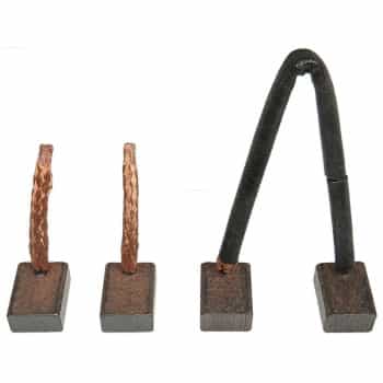 Carbon brush, starter motor
