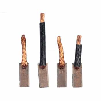 Carbon brush, starter motor