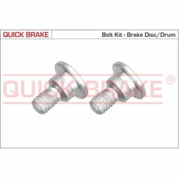 Screw set, brake disc