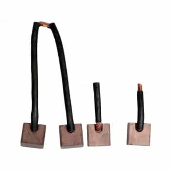 Carbon brush, starter motor