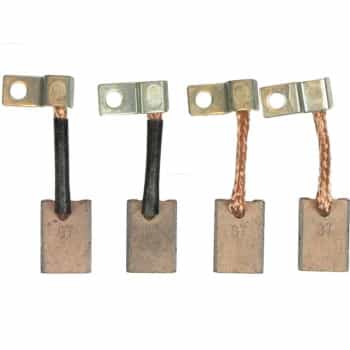 Carbon brush, starter motor