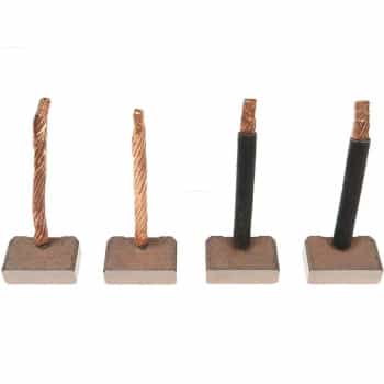 Carbon brush, starter motor