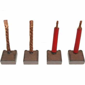 Carbon brush, starter motor