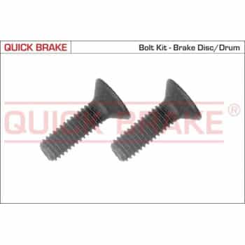 Screw set, brake disc