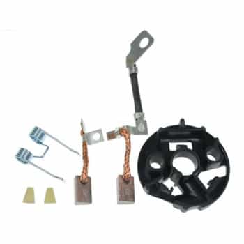 Carbon brush, starter motor