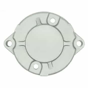 Starter motor cover, carburetor