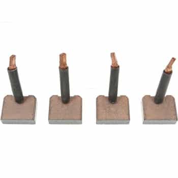 Carbon brush, starter motor