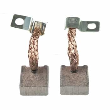 Carbon brush, starter motor