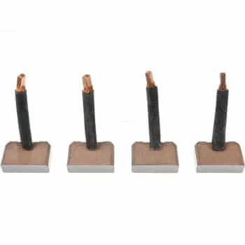 Carbon brush, starter motor