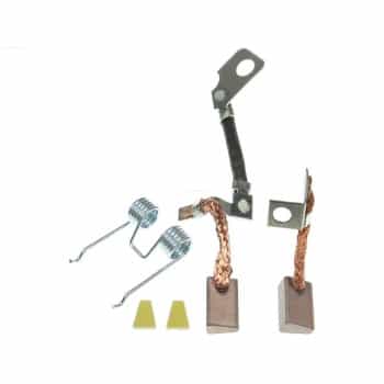 Carbon brush, starter motor