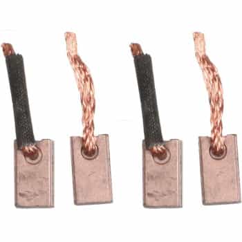 Carbon brush, starter motor