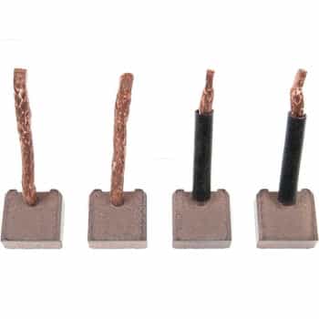 Carbon brush, starter motor