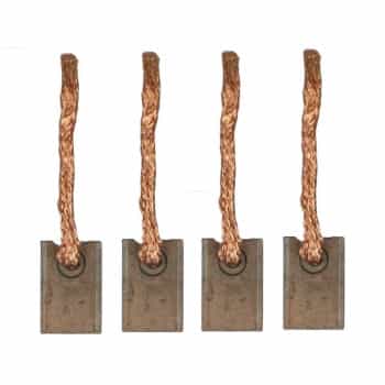 Carbon brush, starter motor