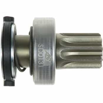 Free wheel drive, starter