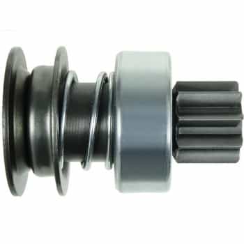 Free wheel drive, starter