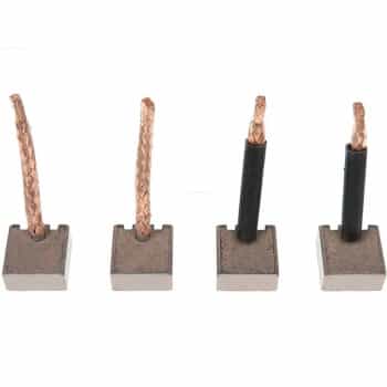 Carbon brush, starter motor