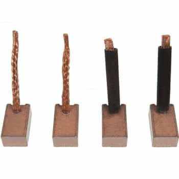 Carbon brush, starter motor