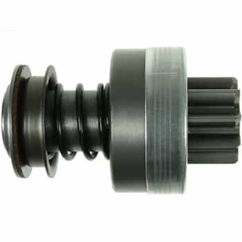 Free wheel drive, starter