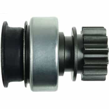 Free wheel drive, starter