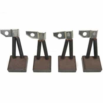Carbon brush, starter motor