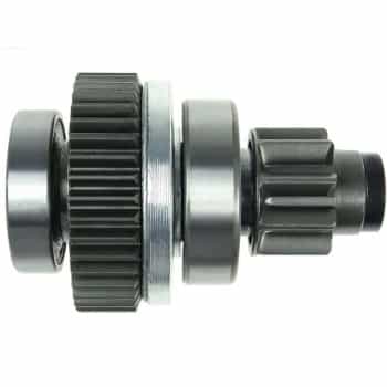 Free wheel drive, starter