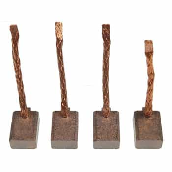 Carbon brush, starter motor