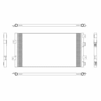 Condenser, air conditioner 350313 NRF