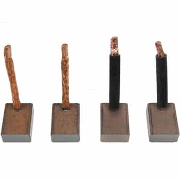 Carbon brush, starter motor