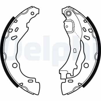 Brake shoe set