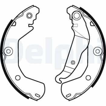 Brake shoe set