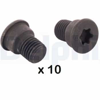 Screw, brake disc