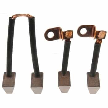 Carbon brush, starter motor